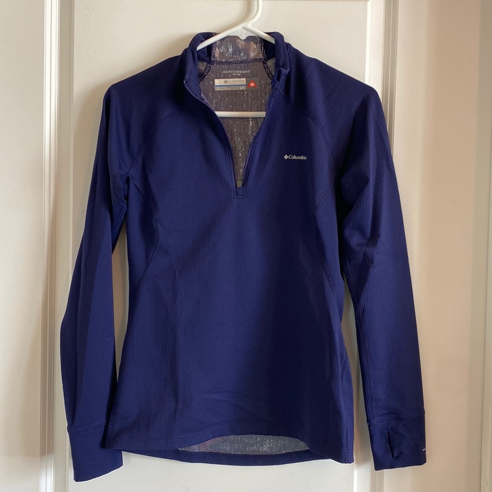 Columbia OmniHeat Quarter Zip Pullover Size Small, Antimicrobial